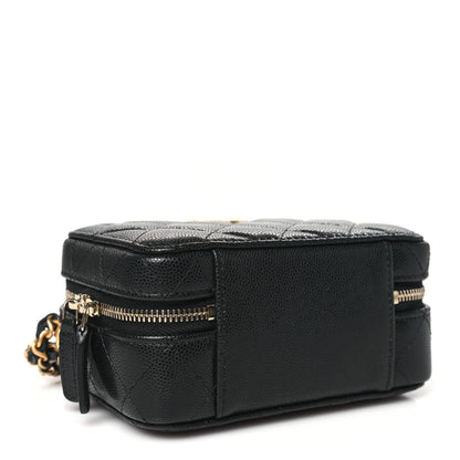 Chanel Caviar Quilted Twist Your Buttons Clutch With Chain Black 4 of 10