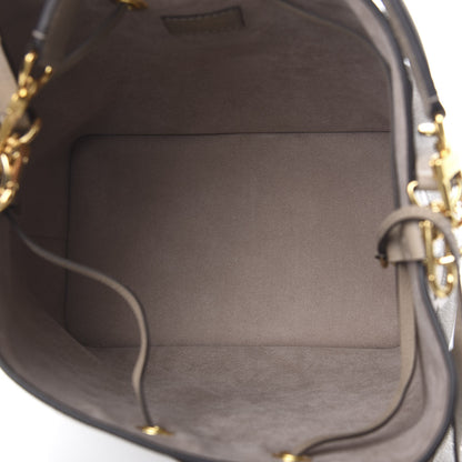 Louis Vuitton Empreinte Monogram Giant Neonoe MM Tourterelle Creme 5 of 10