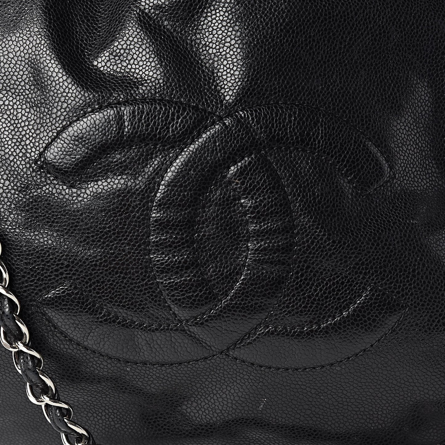 Caviar 31 Drawstring Tote Black