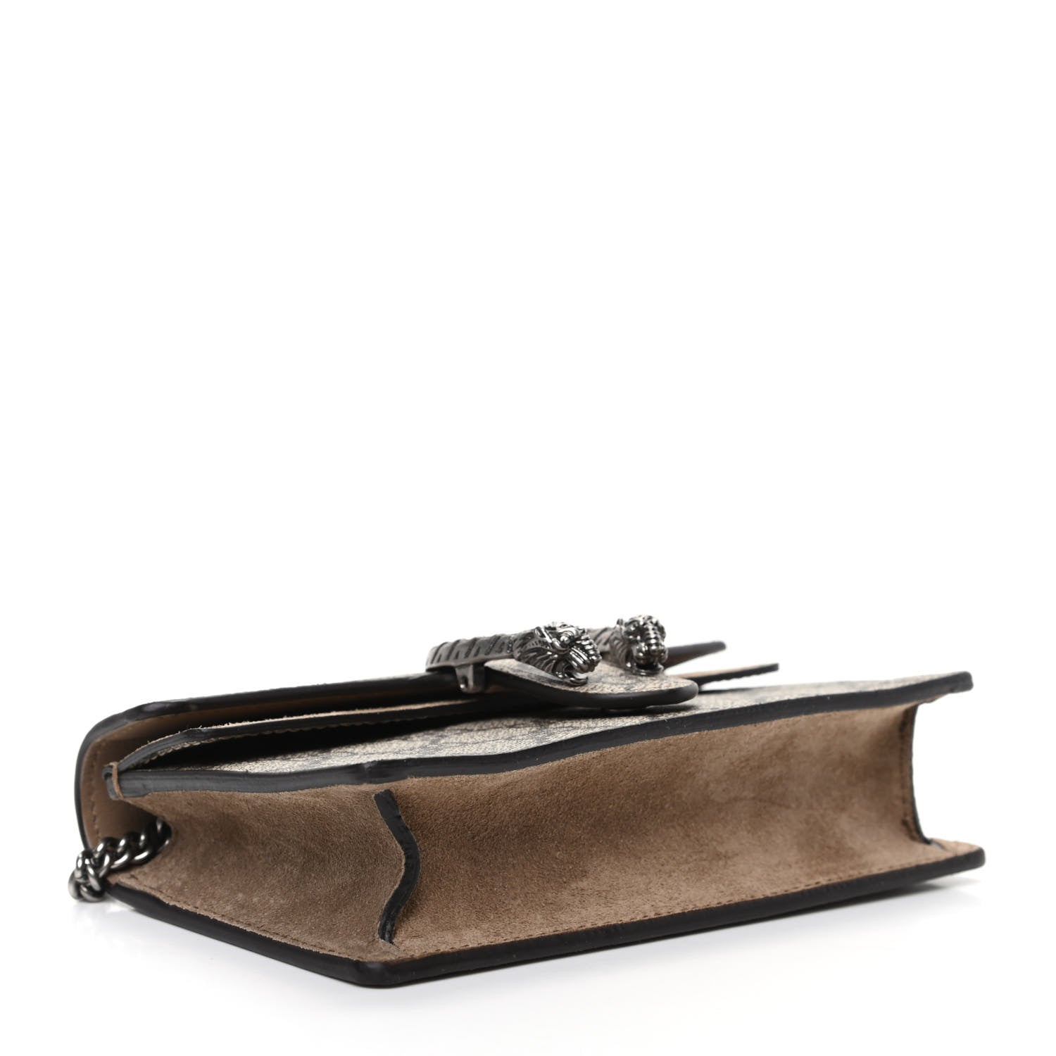Gucci GG Supreme Monogram Super Mini Dionysus Shoulder Bag Taupe 4 of 8
