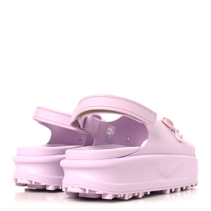 Gucci Soft Rubber Horsebit Touch Womens Strapped Sandals 40 Talc Pink 5 of 9