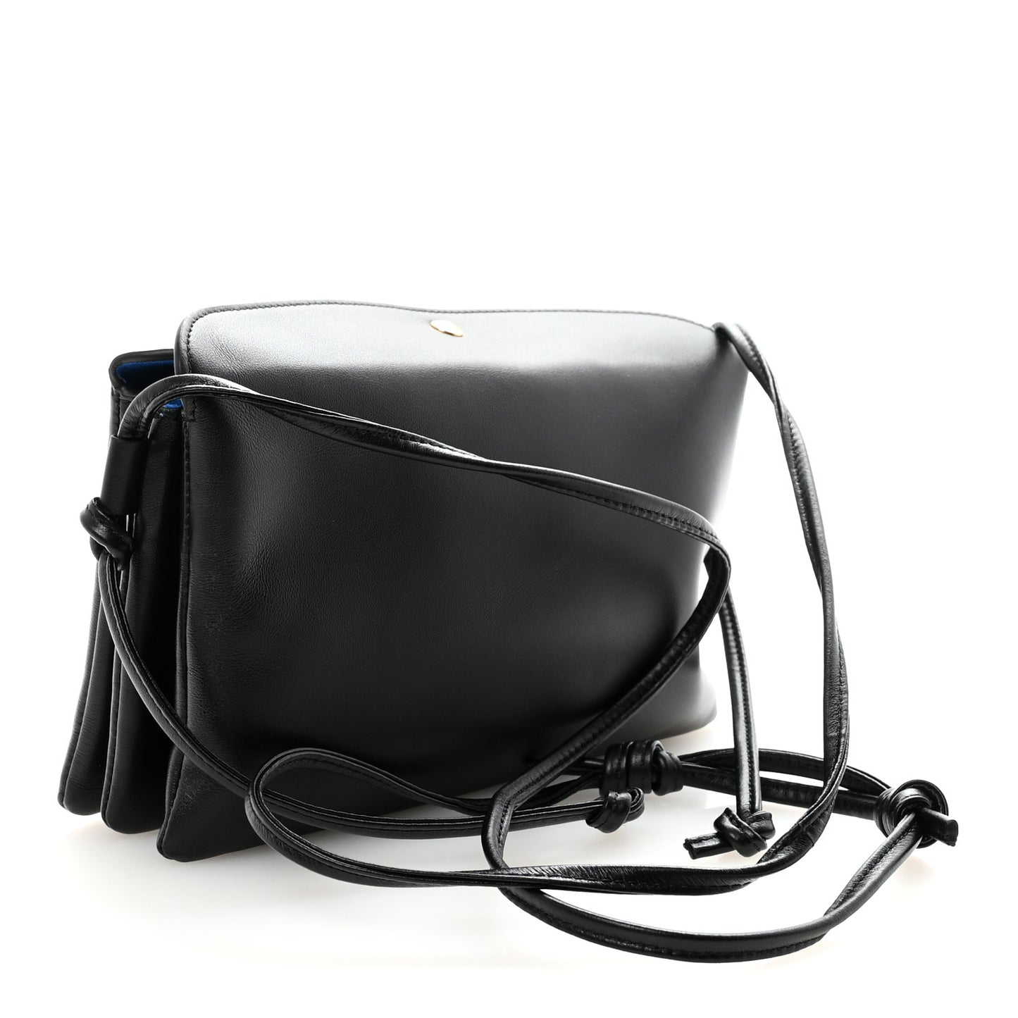 Smooth Lambskin Trio Flap Black