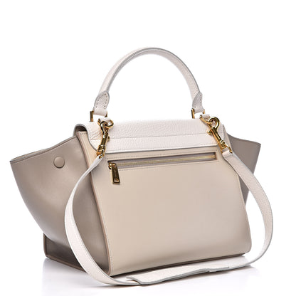 Celine Bullhide Calfskin Small Tri-Color Trapeze 3 of 12