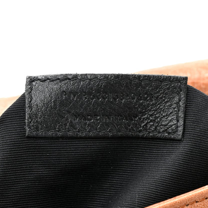 Saint Laurent Crinkled Calfskin Matelasse Monogram Medium Niki Chain Satchel Caramel 8 of 17