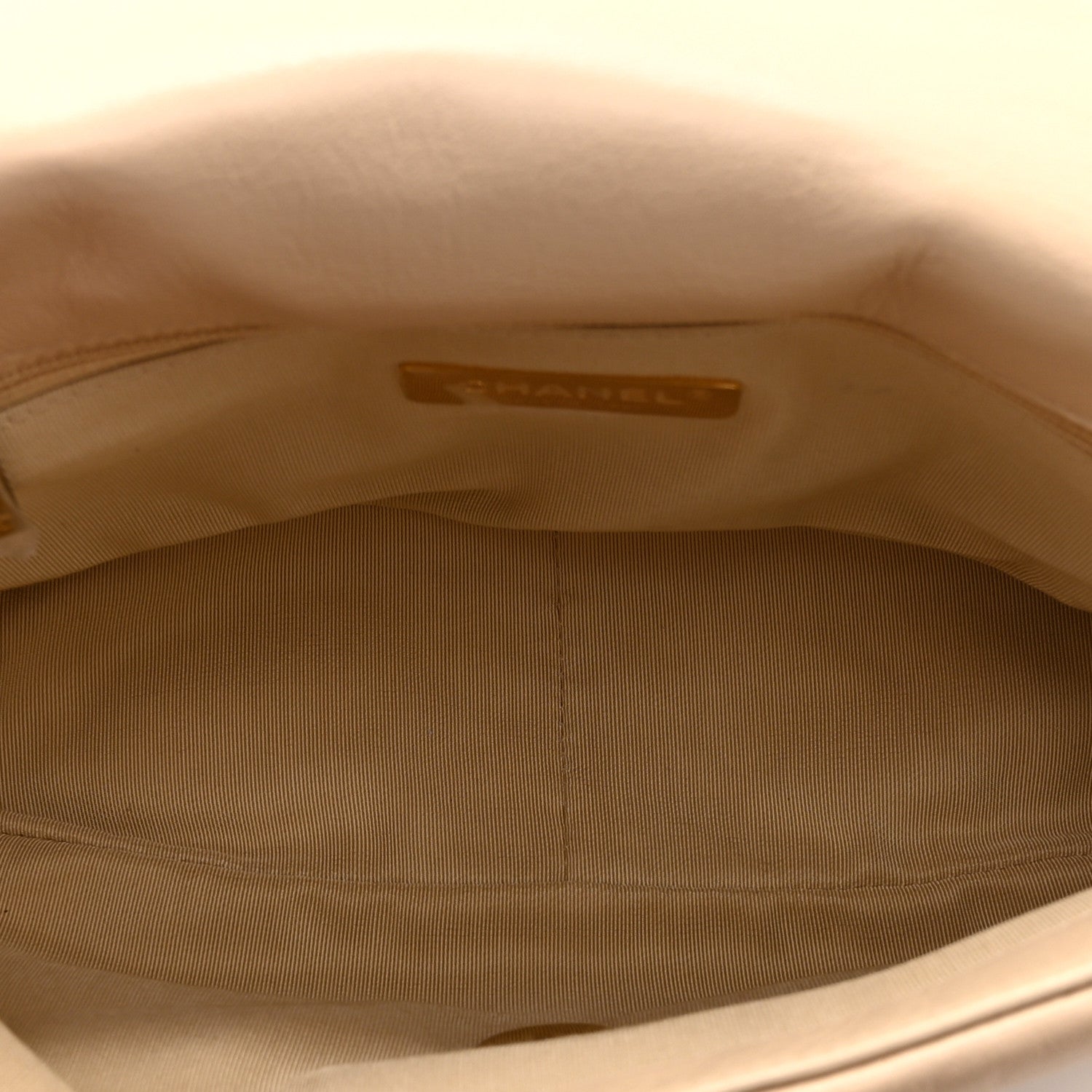 Chanel Lambskin Quilted Medium Chanel 19 Flap Light Beige 5 of 10