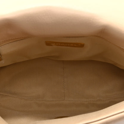 Chanel Lambskin Quilted Medium Chanel 19 Flap Light Beige 5 of 10