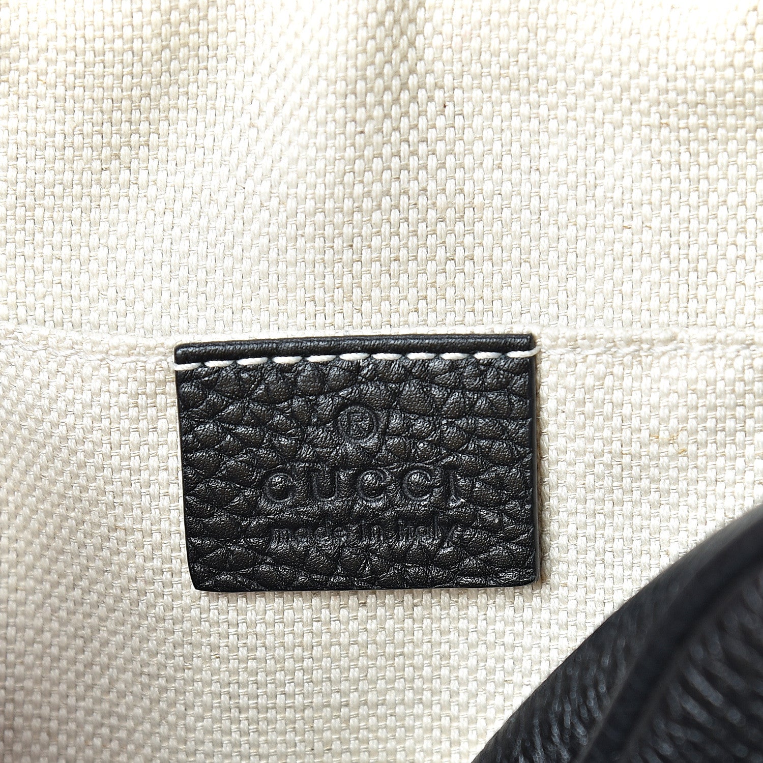Gucci Pebbled Calfskin Small Soho Disco Bag Black 6 of 10