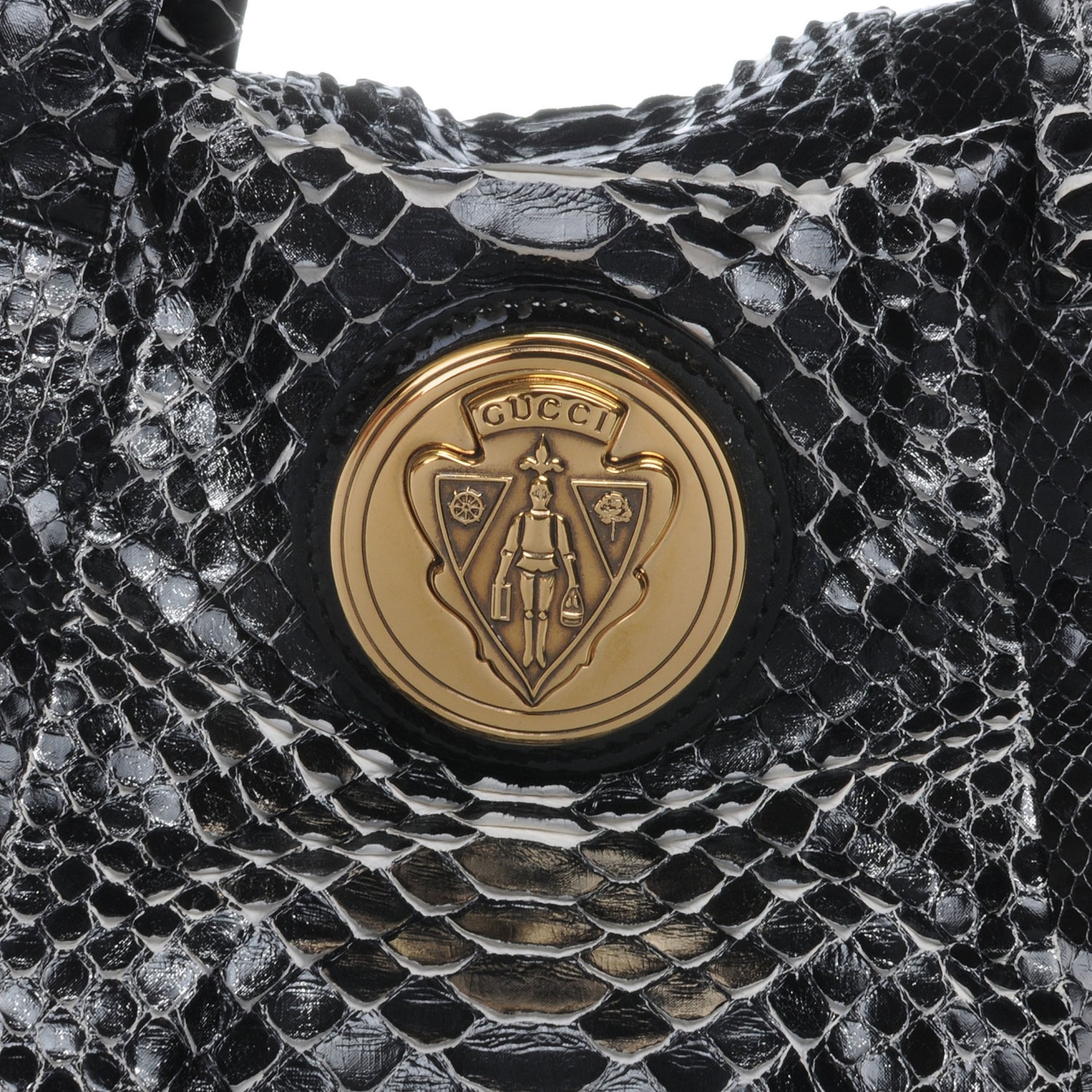 Gucci Python Large Hysteria Tote Black 5 of 8