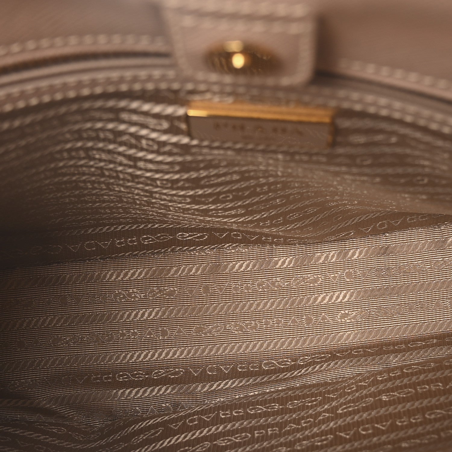 Prada Saffiano Lux Medium Tote Cammeo 5 of 9