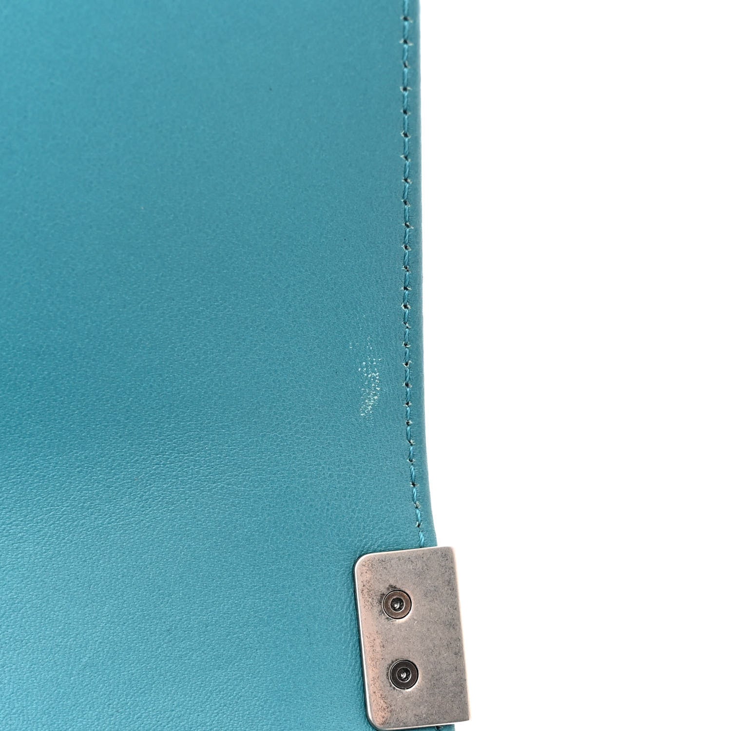 Chanel Lambskin Quilted Small Boy Flap Dark Turquoise 14 of 15