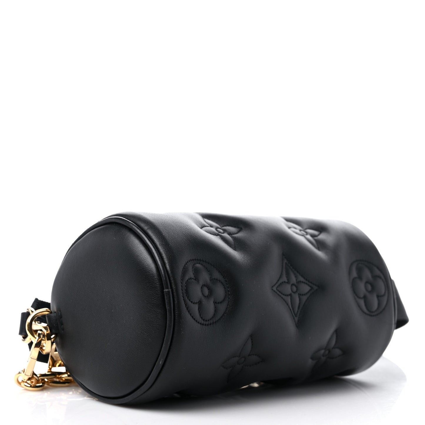 Calfskin Bubblegram Papillon BB Black