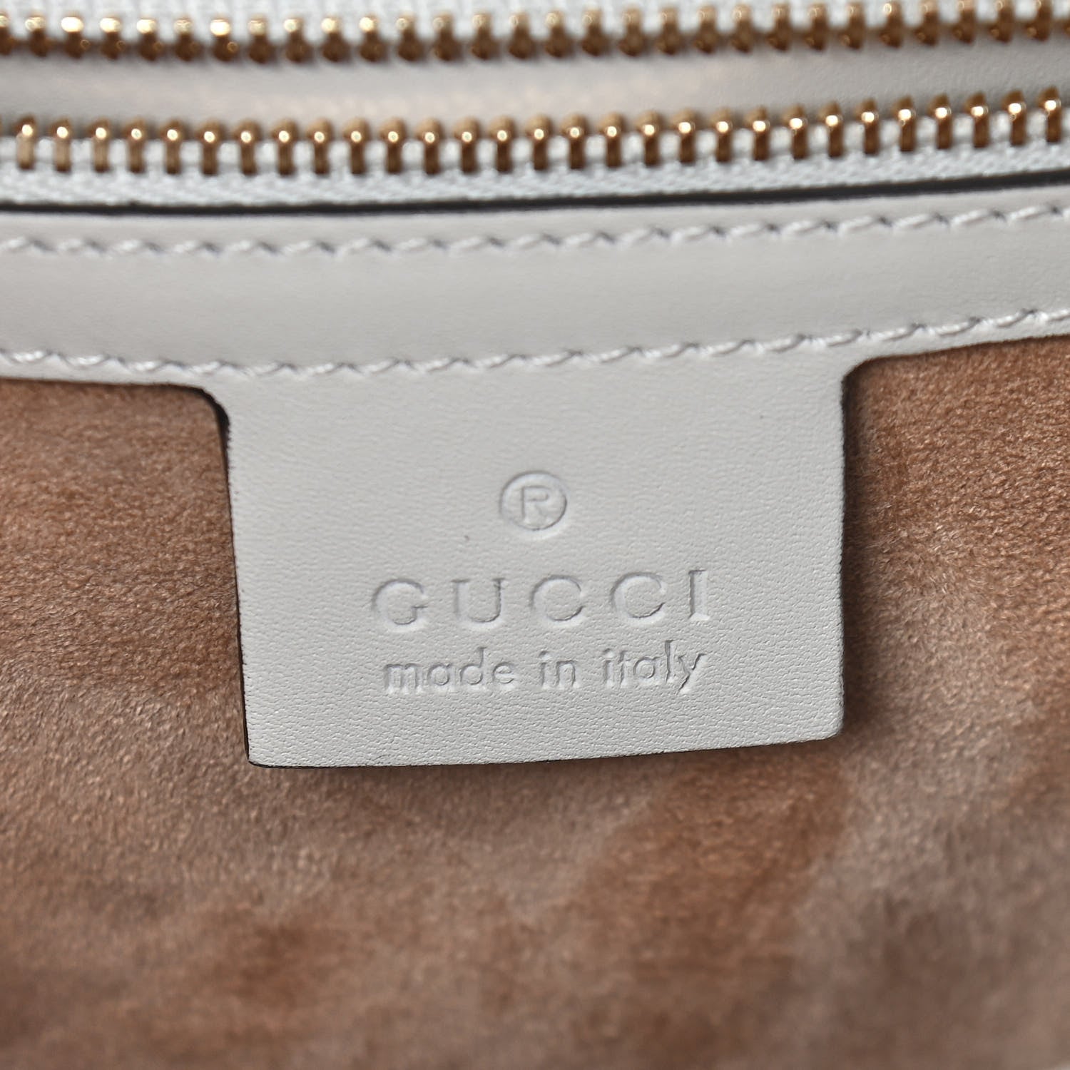 Gucci Calfskin Small Sylvie Shoulder Bag Off White 5 of 9