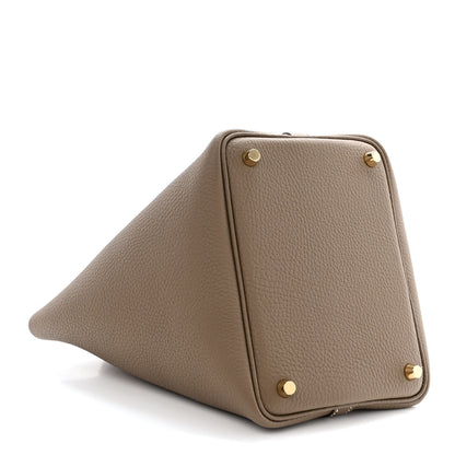 Hermes Taurillon Clemence Picotin Lock 18 PM Etoupe 4 of 11