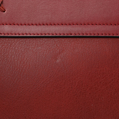 Chloe Calfskin Braided Small Hudson Shoulder Bag Sienna Red 11 of 11