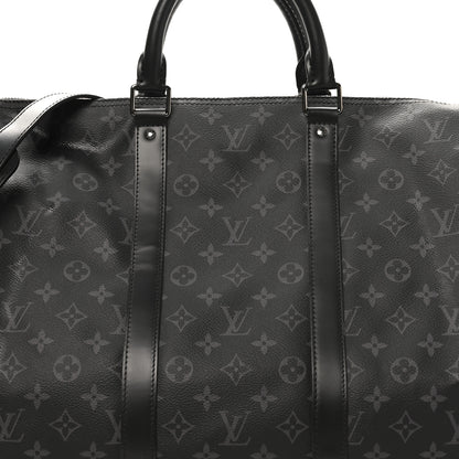 Louis Vuitton Monogram Eclipse Keepall Bandouliere 55 6 of 10
