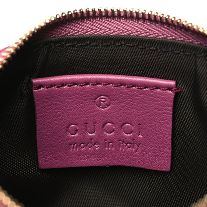 Gucci Microguccissima Key Case Peonia Flower 5 of 8