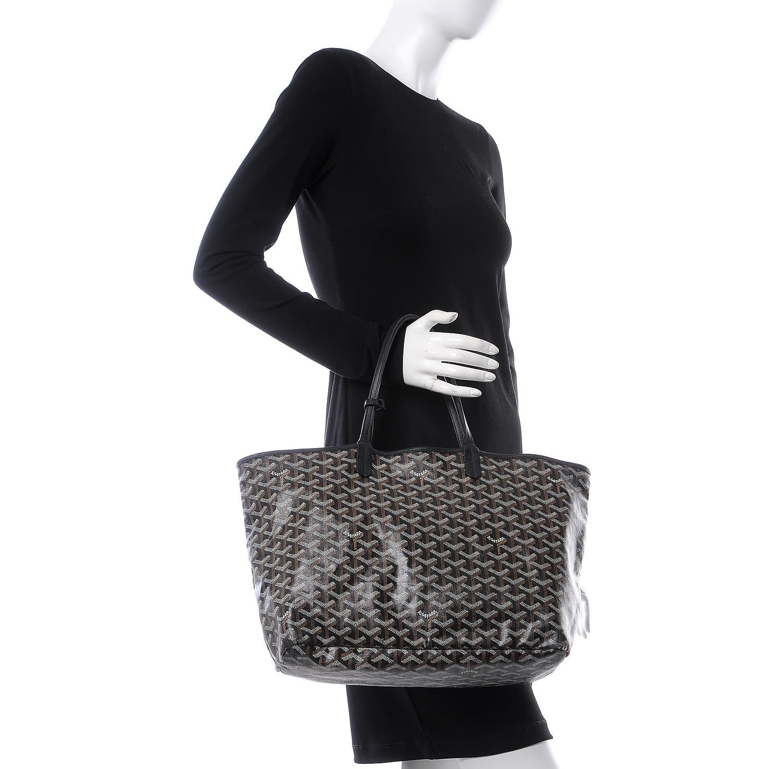 Goyard Goyardine Saint Louis PM Black 2 of 19