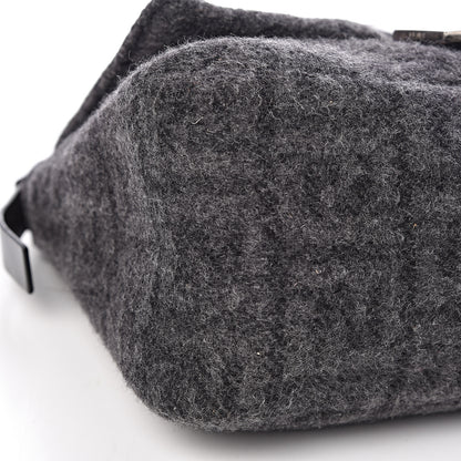 Fendi Wool Zucca Mama Baguette Grey 8 of 10