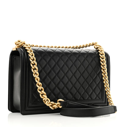 Chanel Lambskin Quilted New Medium Boy Flap Black 3 of 13