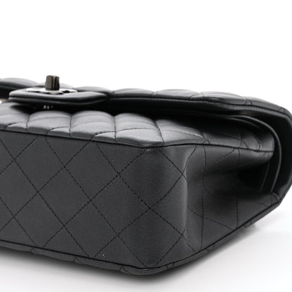 Chanel Lambskin Quilted Small Double Flap So Black 10 of 13
