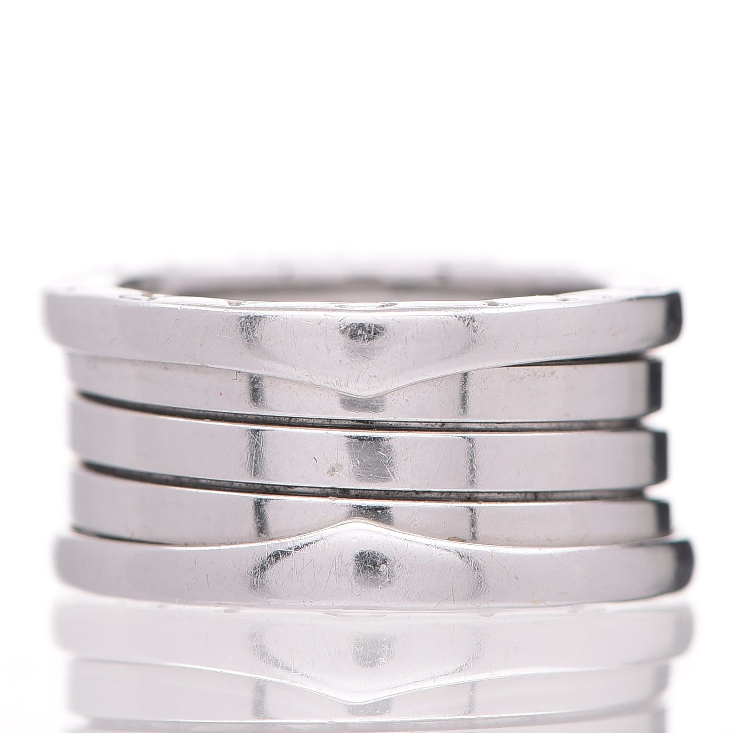 18K White Gold B.Zero1 4 Band Ring 52 6