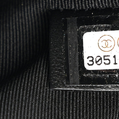 Chanel Patent Calfskin Quilted Medium Boy Cosmetic Case Black 7 of 7