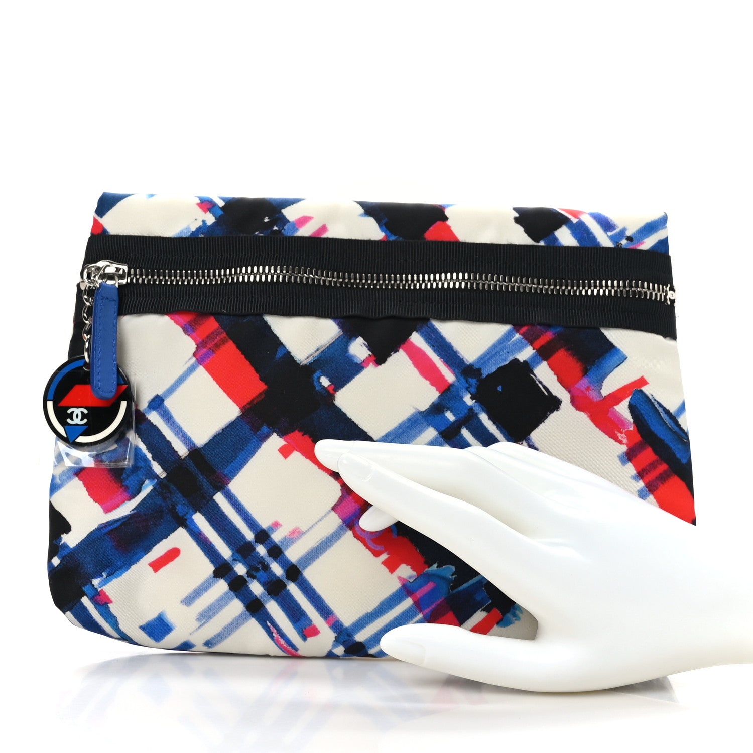 Chanel Canvas Airline Cosmetic Pouch Multicolor 2 of 10