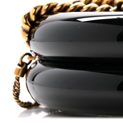 Chanel Resin Crystal Rescue Wheel Minaudière Black 9 of 12