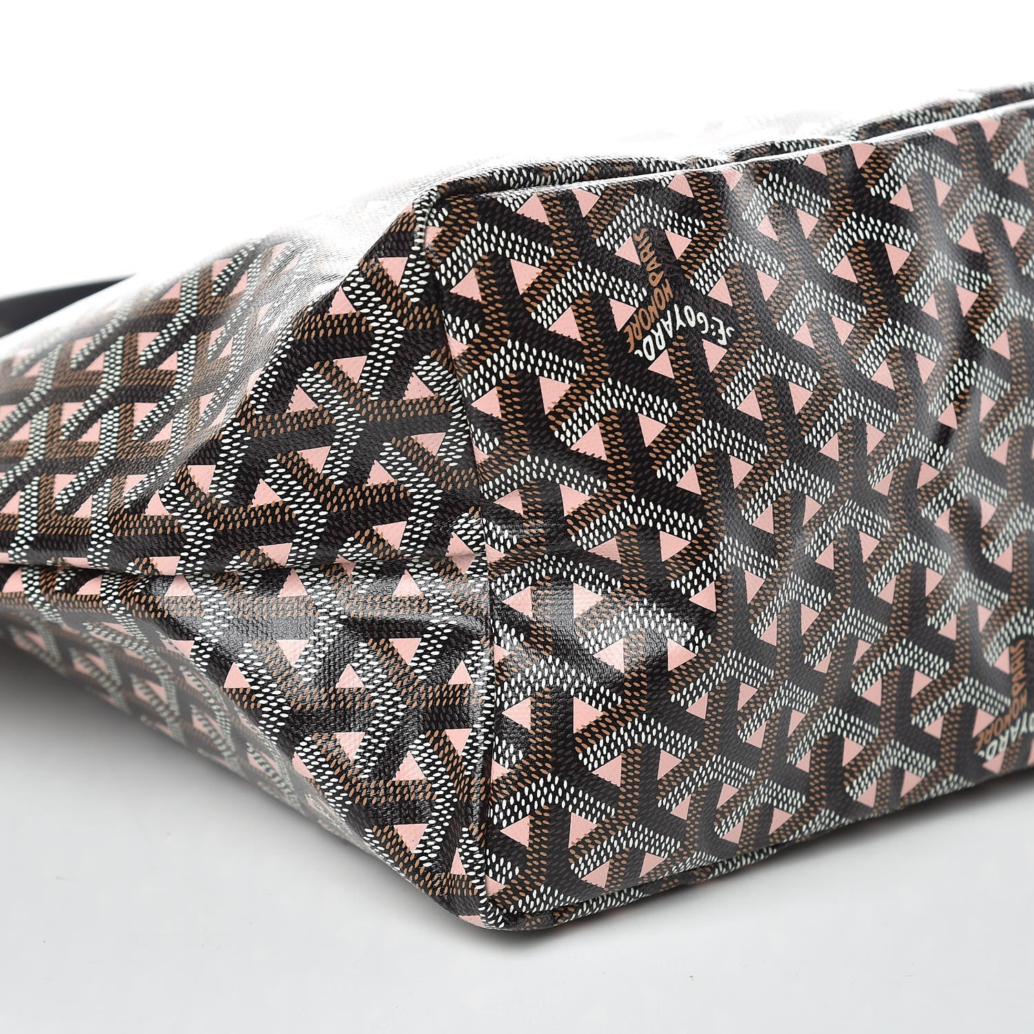 Goyard Goyardine Saint Louis Claire Voie PM Black Rose Pink 8 of 10