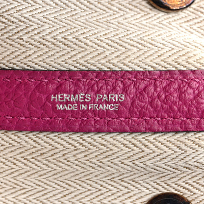 Hermes Vache Country Garden Party 30 TPM Rose Pourpre 6 of 10