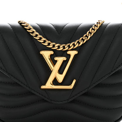 Louis Vuitton Calfskin New Wave Multi Pochette Black 7 of 9
