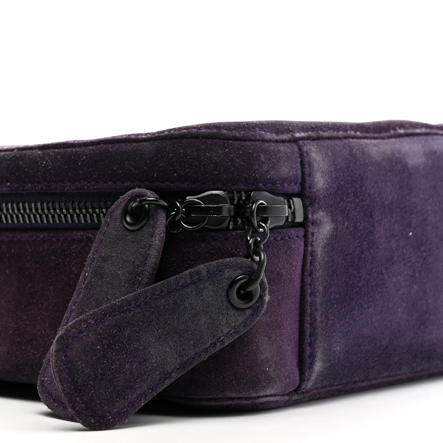 Suede CC Handbag Bag Purple