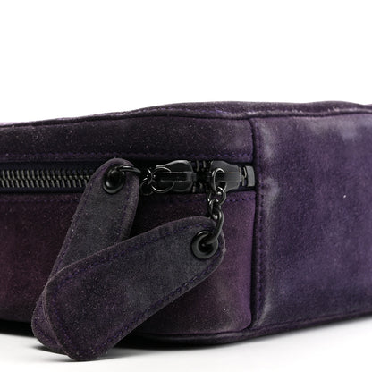 Chanel Suede CC Handbag Bag Purple 9 of 10