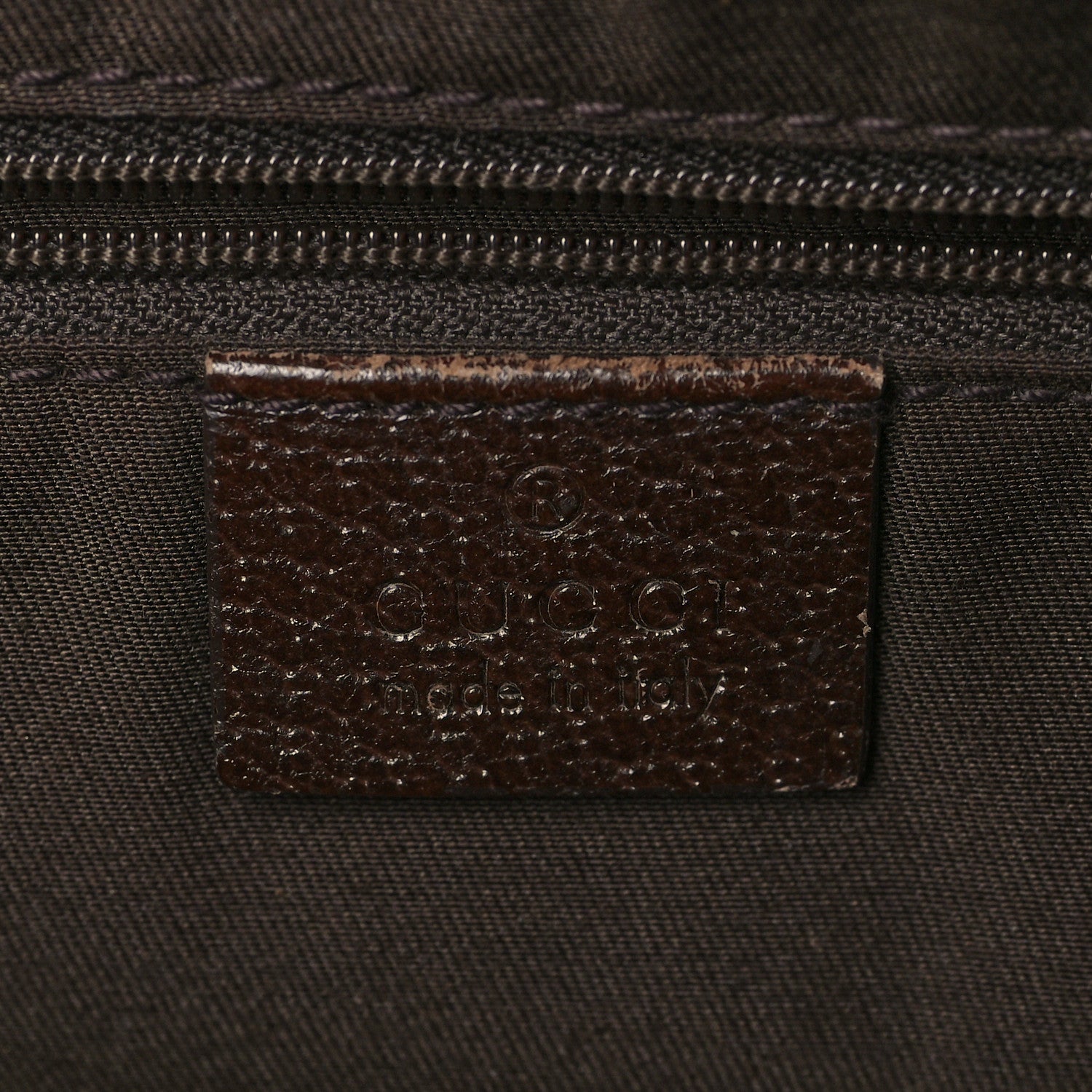 Gucci Monogram Small Princy Satchel Dark Brown 6 of 11