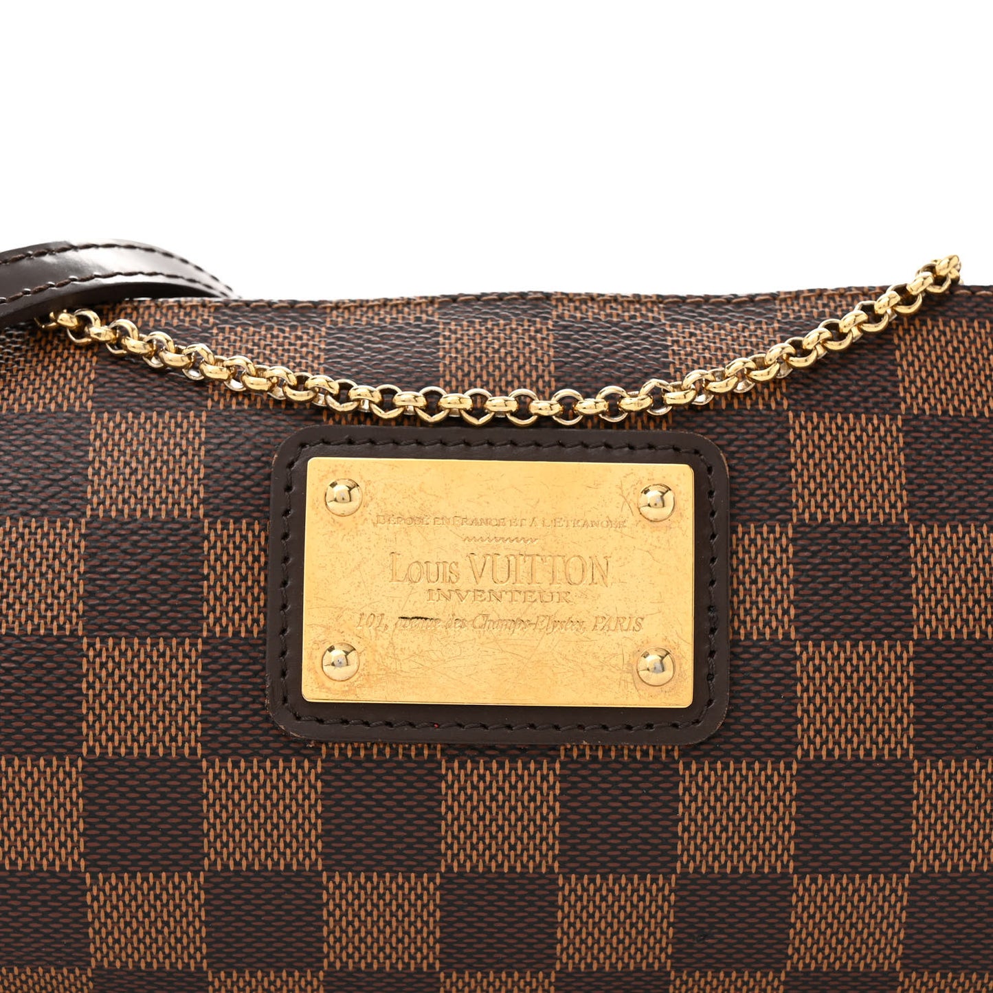 Damier Ebene Eva Clutch