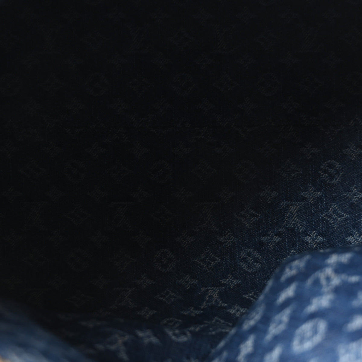 Monogram Denim Speedy Soft 30 Blue