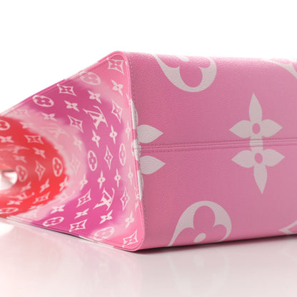 Louis Vuitton Monogram Escale Onthego GM Rouge 10 of 12