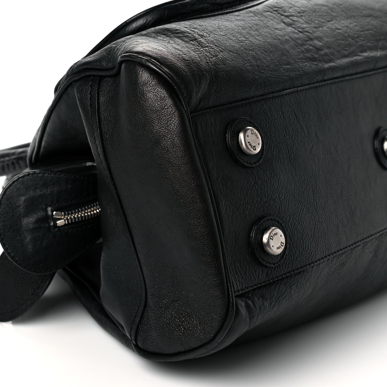 Christian Dior Calfskin My Dior Satchel Black 8 of 9