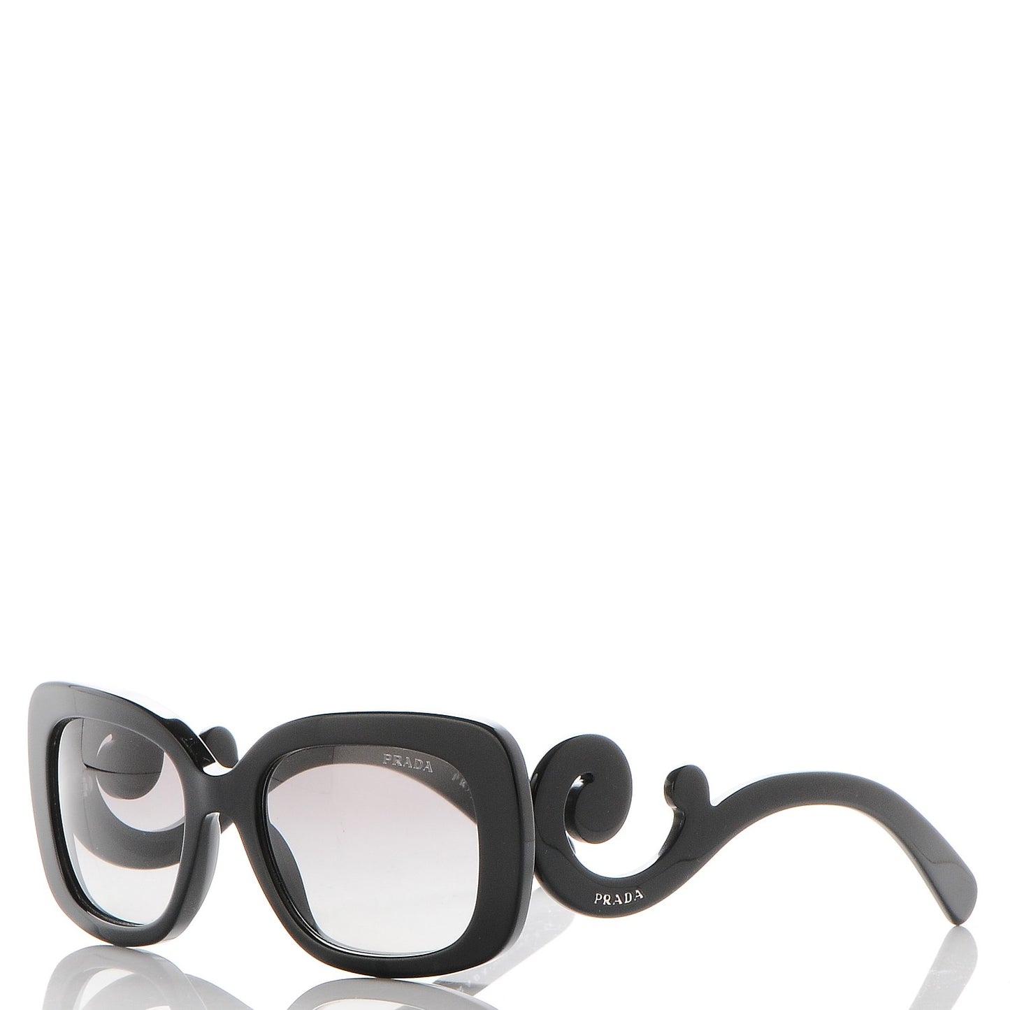 Acetate Baroque Sunglasses SPR 27O Black
