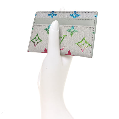 Louis Vuitton Monogram Card Holder Gradient Grey 2 of 8