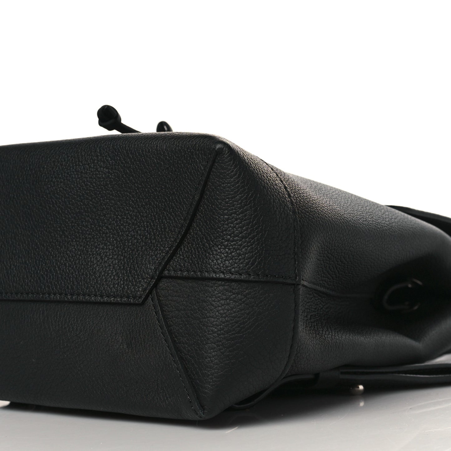 Calfskin Lockme Backpack Black