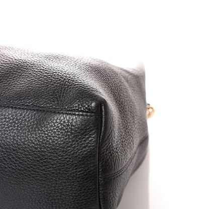 Gucci Pebbled Calfskin Medium Soho Chain Shoulder Bag Black 13 of 14