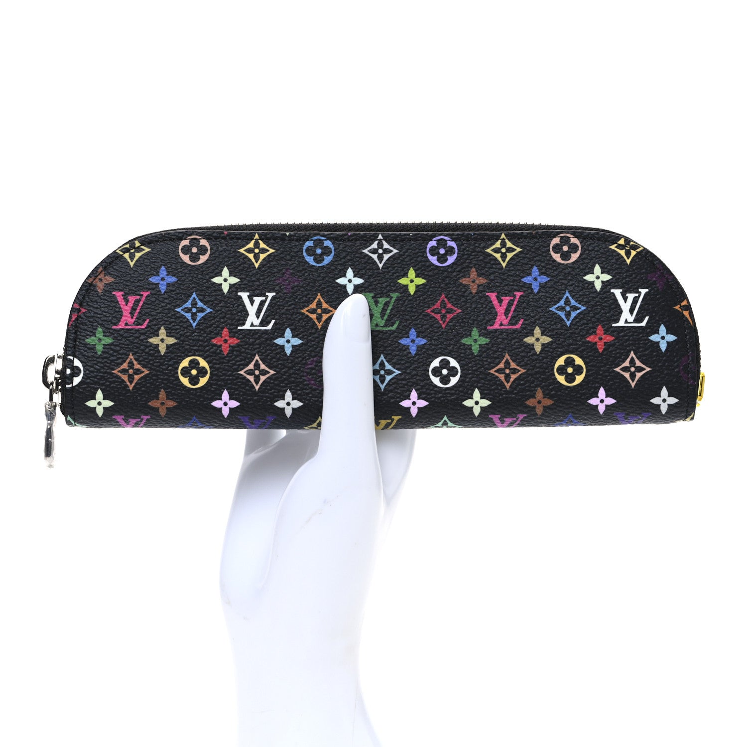 Louis Vuitton LV X TM Monogram Multicolor Charlotte Pencil Pouch Black 2 of 7