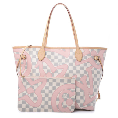 Louis Vuitton Damier Azur Tahitienne Neverfull MM 1 of 13