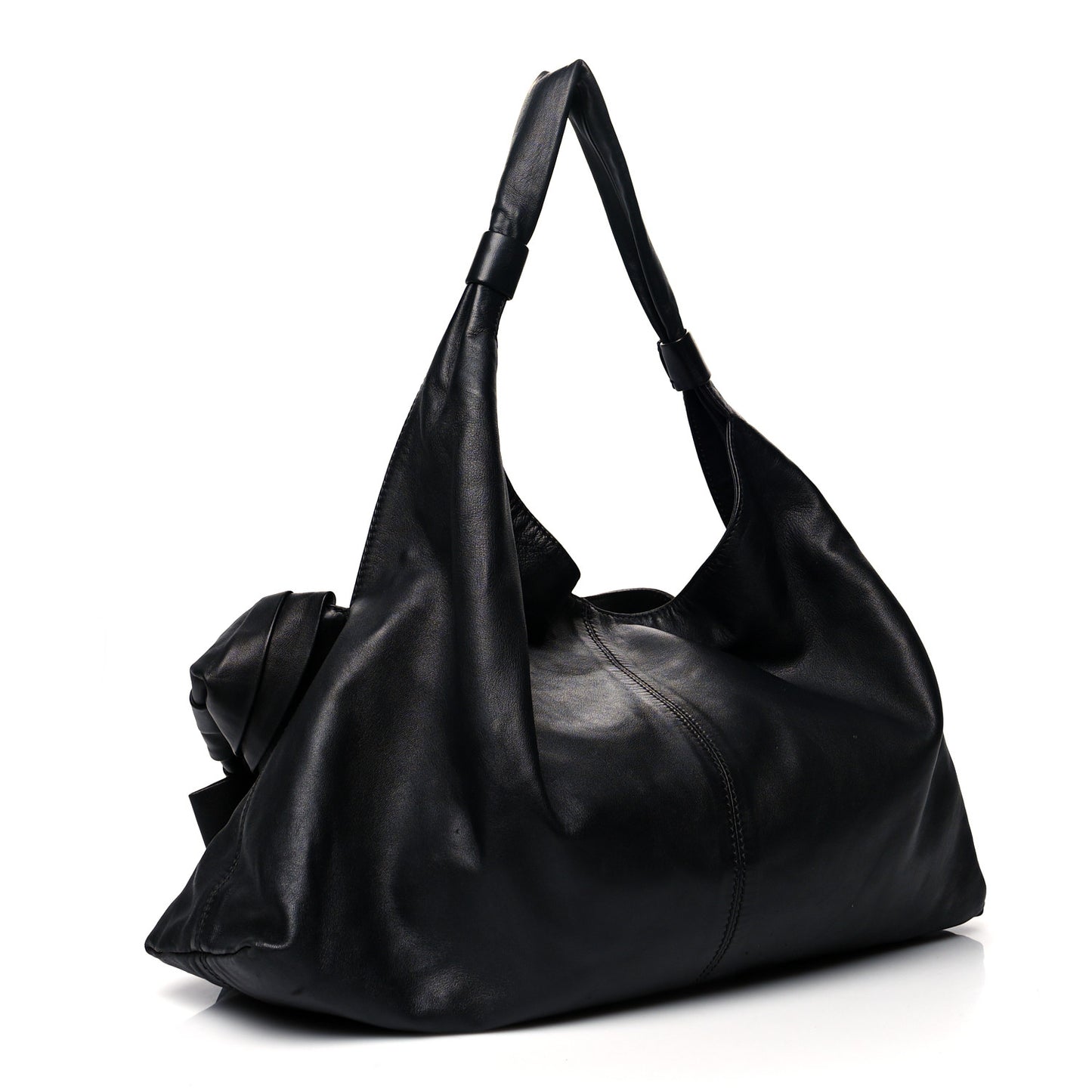 Nappa Premier Bow Hobo Black
