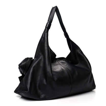 Valentino Garavani Nappa Premier Bow Hobo Black 3 of 14