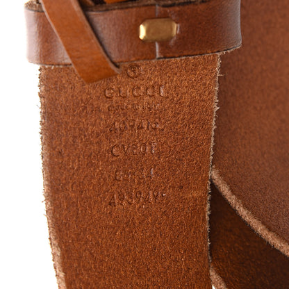 Gucci Faded Calfskin Double G 40mm Belt 85 34 Cuir 6 of 6