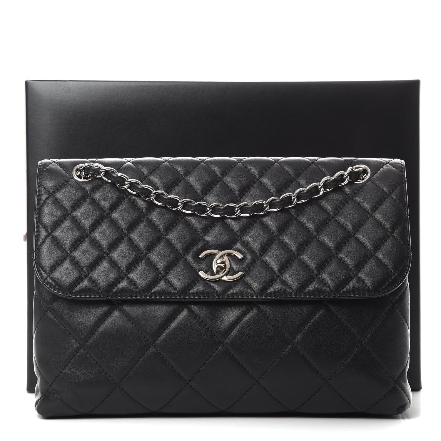 Chanel Calfskin Quilted In The Business Flap Bag Black 14 of 14