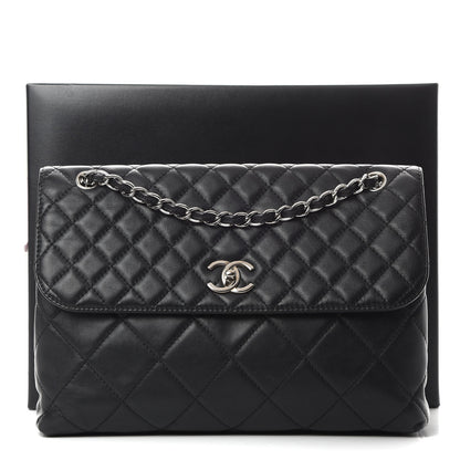 Chanel Calfskin Quilted In The Business Flap Bag Black 14 of 14