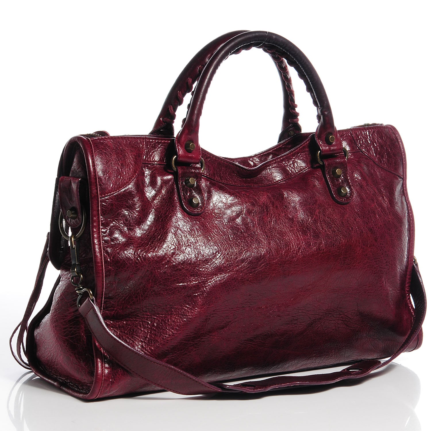 Balenciaga Chevre City Bordeaux 3 of 12